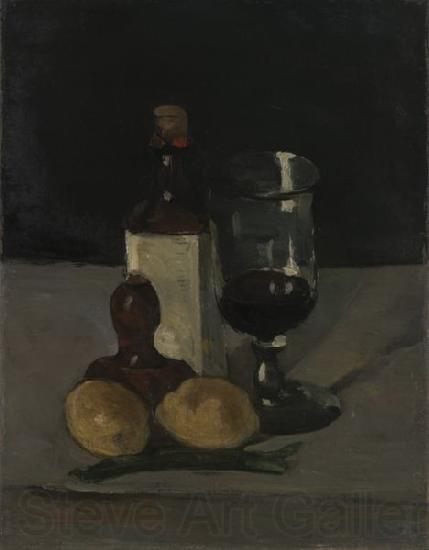 Paul Cezanne Bottle Glass Spain oil painting art